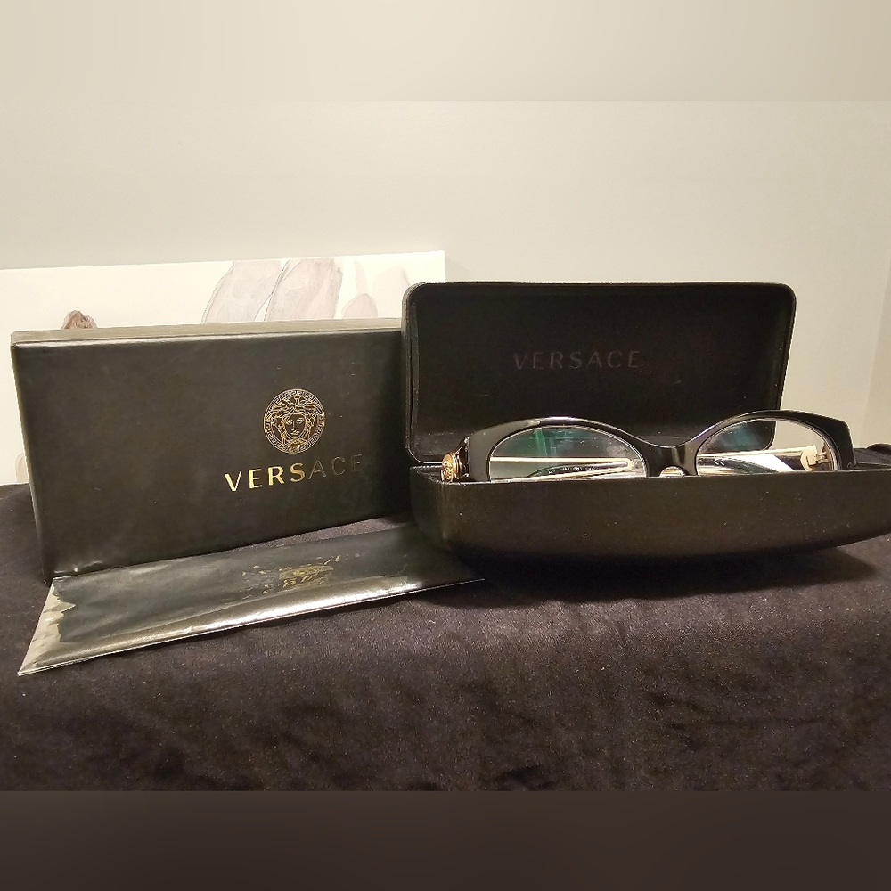 Black and Gold Authentic Versace glasses